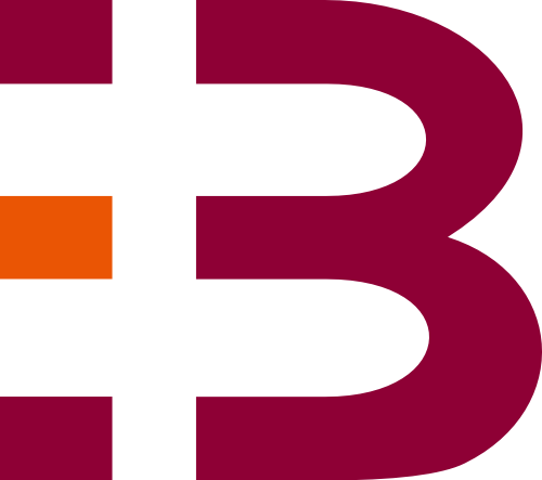 紅色字母B矢量logo