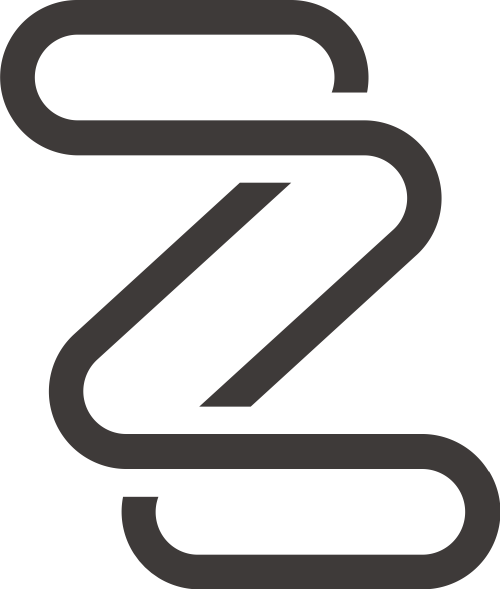 黑色字母Z矢量logo元素