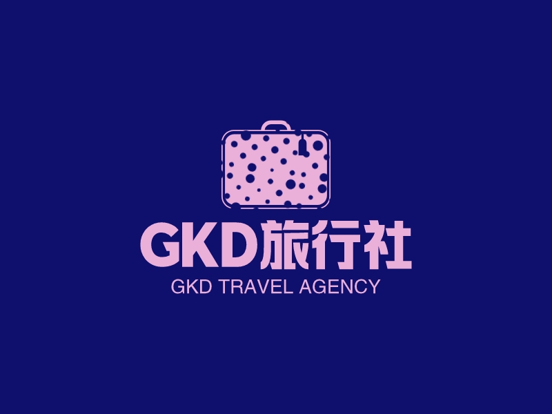 GKD旅行社logo設(shè)計(jì)