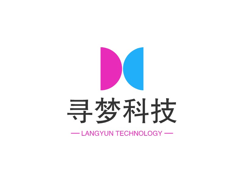 尋夢科技logo設計